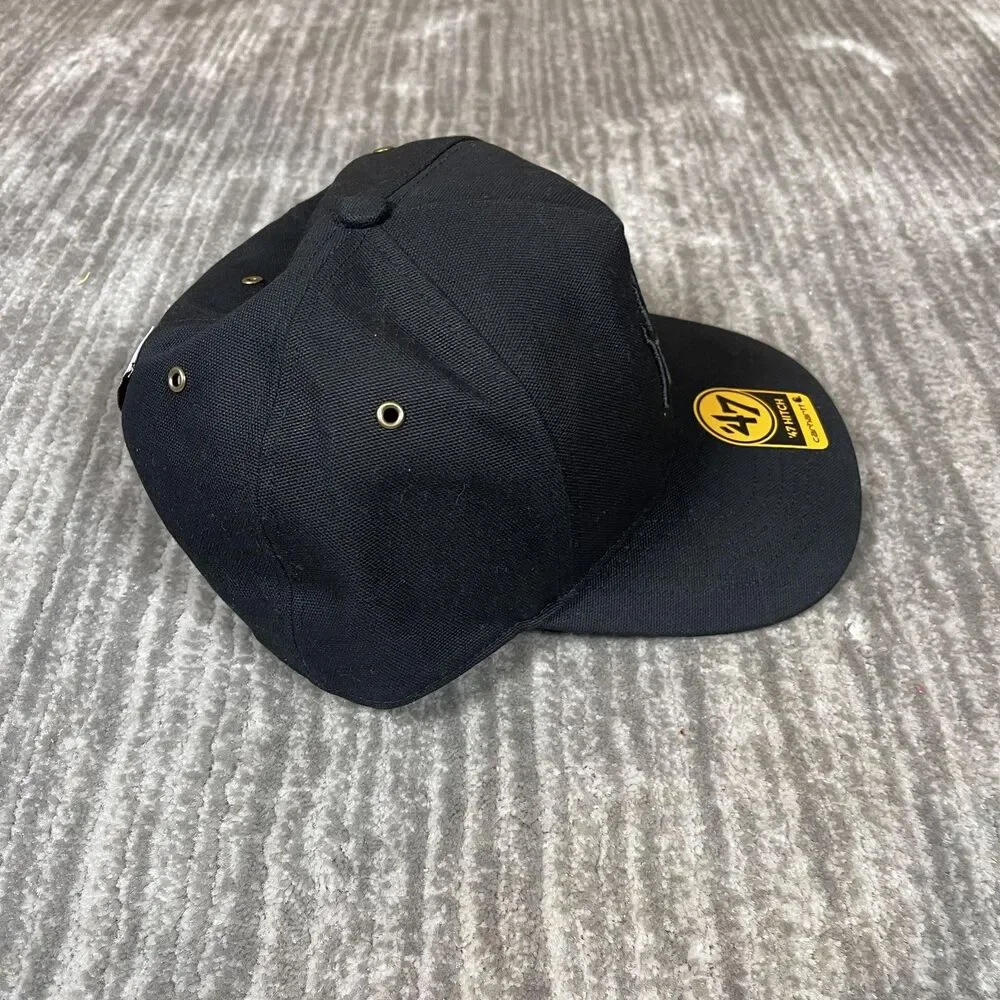 New York Yankees Hat Cap Snap Back One Size Mens Black MLB Carhartt 47 Brand